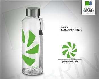 Garrafa Plástica 500ml - GA7500-NCL