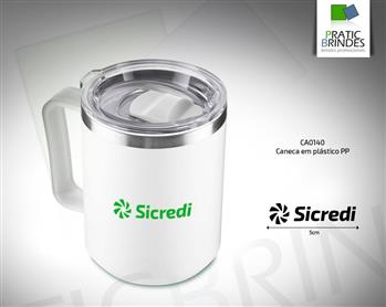 Caneca em plástico PP - CA0140-SIC