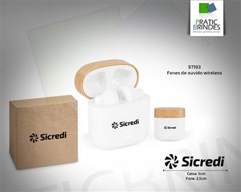 Fones de ouvido bambu- 97193 -SIC