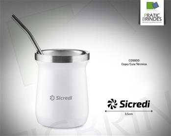 Cuia Térmica Inox 250ml - CO9800-SIC